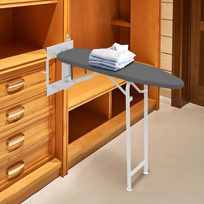 Pull-Out Ironing Board, Hideaway Ironing Board, Fold Down Ironing Station - Image 4