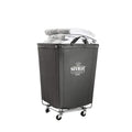 Seville Classics Large Commercial Heavy Duty Rolling Steel Frame Laundry Hamper by SevilleClassics