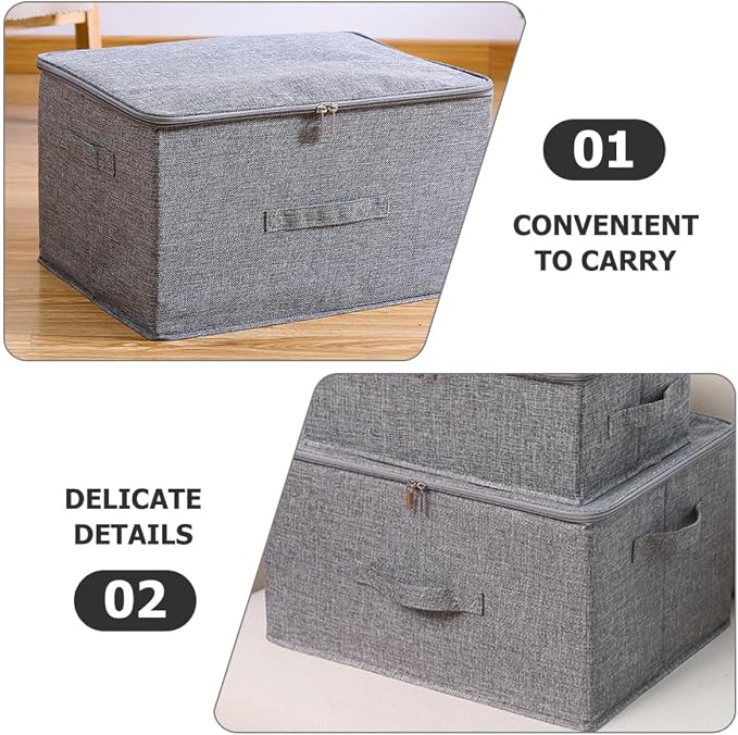 Homoyoyo Large Foldable Fabric Clothes Storage Box - Image 6