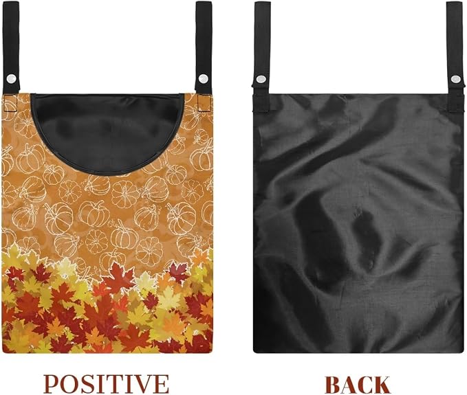 Maple Pumpkin Clip Storage Bag Multi Purpose Clothespin Storage Organizer - Image 7