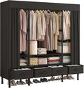 Portable Closet, Garment Rack, Heavy Duty Clothes Rack by WEALTHYHEART