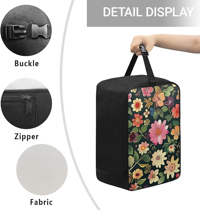 Flower Portable Steamer Storage Bag Lightweight Iron Carrying Case - Image 5