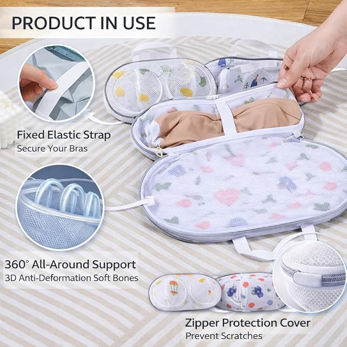 Bra Washing Protector Set, 360° Structured Support, Protect Underwire & Cups - Image 5