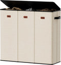 185L Laundry Hamper 3 Section, Laundry Hamper by Vexalora