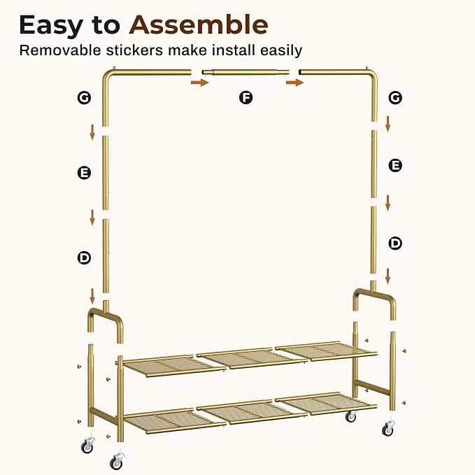 MISSLO Heavy Duty Clothes Rack - Image 7
