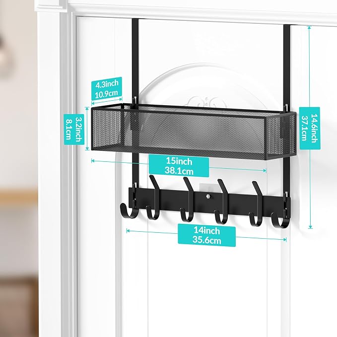 LUCYCAZ Over The Door Hooks - Image 4
