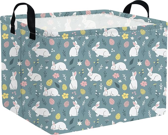 Rectangular Easter basket, Easter basket empty, Kids Storage Baskets by FXOCSHE