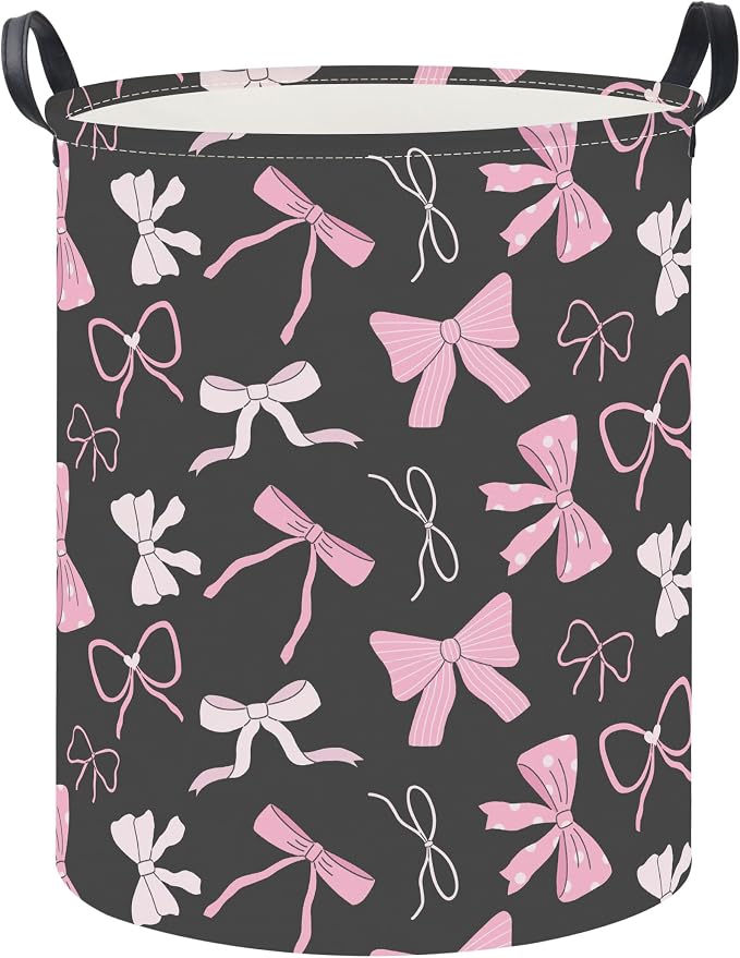 19.7" Laundry Basket, Kids Dirty Clothes Hamper, Waterproof Toys Storage Bin by HKECHomeStorage