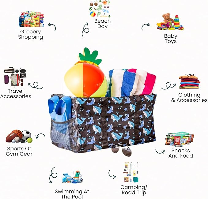 Extra Large Utility Tote Bag - Image 3