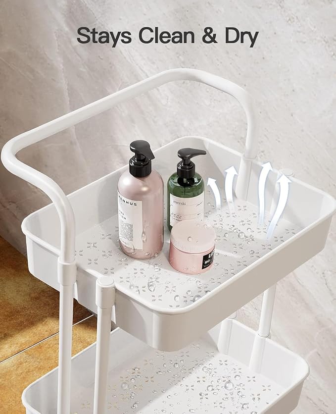 Pipishell 3 Tier Rolling Cart - Image 7