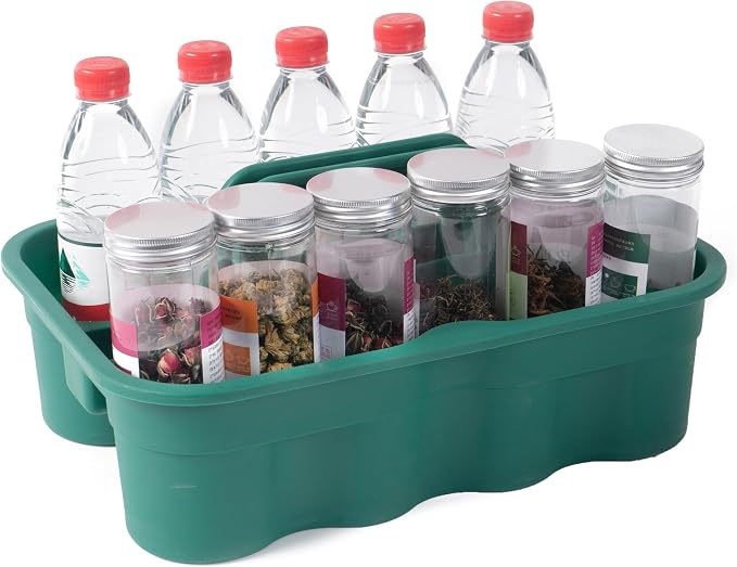 Matthew 3 Pack Large Plastic Tote Tool & Deluxe Supply Cleaning Caddy - Image 5