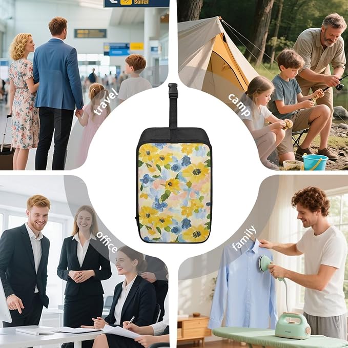 Steamer Storage Bag Floral Travel Pouch - Image 6