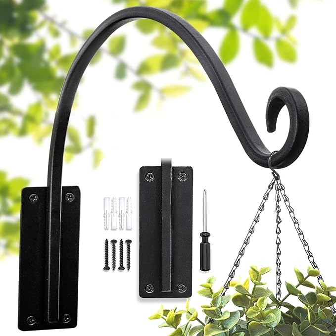 Heavy Duty Plant Hanger Bracket, 80lbs Weight Capacity by Lifyzoon