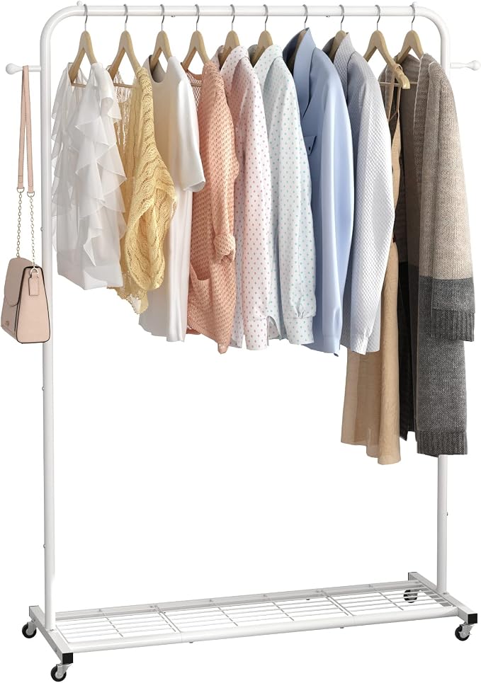 Sywhitta Clothing Rack on Wheels - Image 9