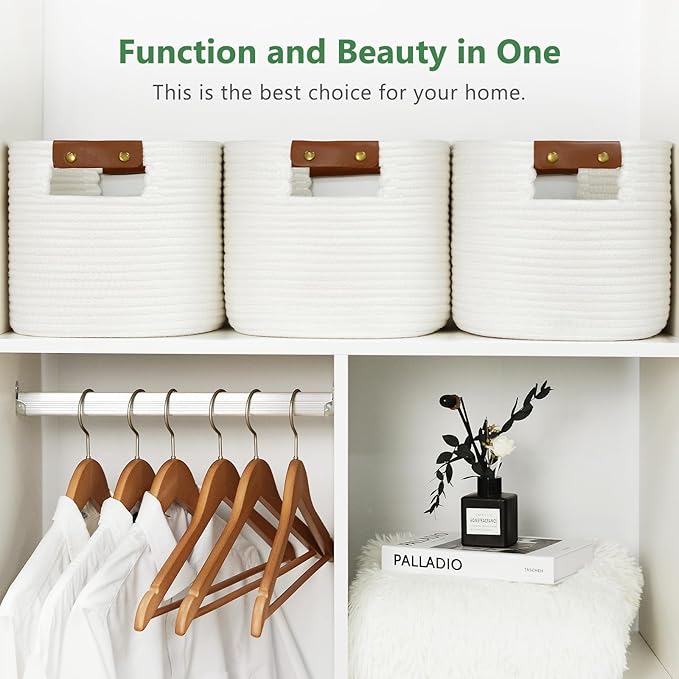 Cotton Rope Basket, Storage Baskets - Image 5