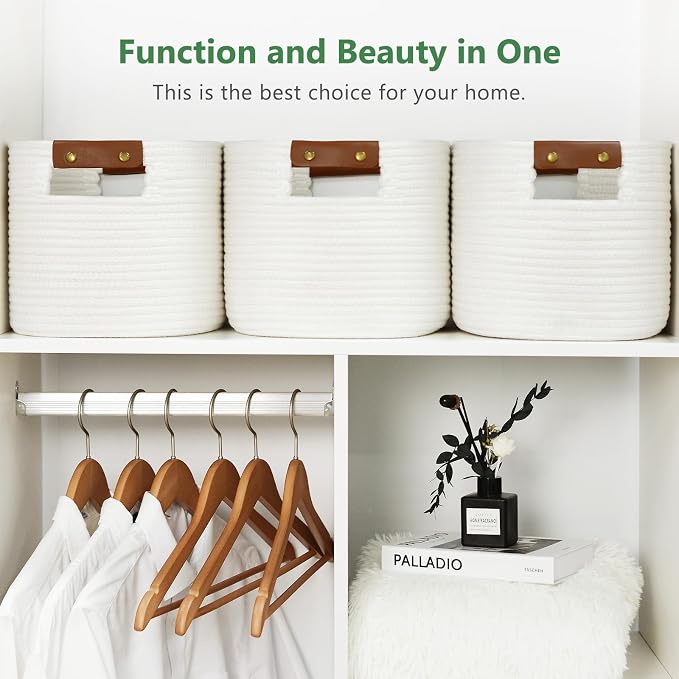Cotton Rope Basket, Storage Baskets - Image 5