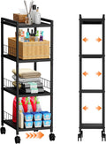 Expandable Slim Storage Cart by Unknown