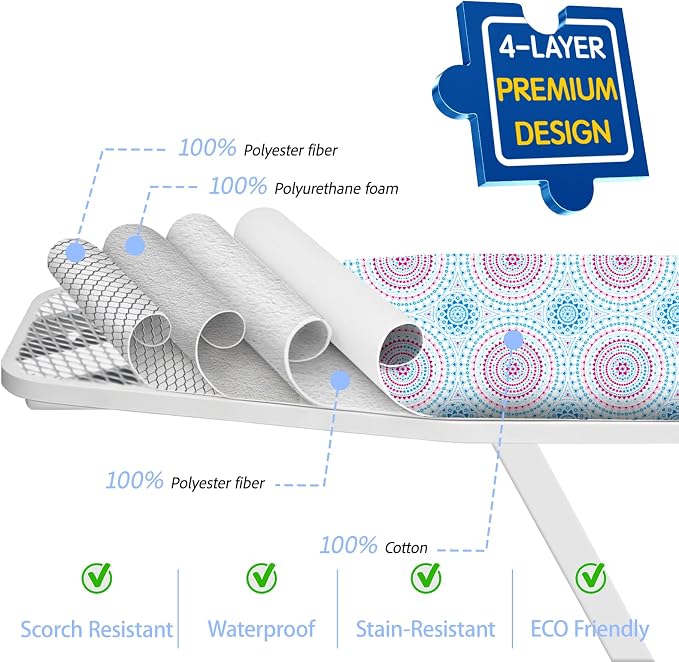 BNDX Ironing Board Cover and Pad 15" x 54" - Image 2