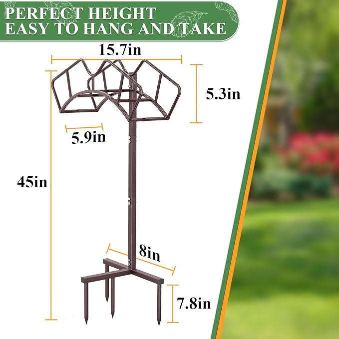 Super Stable Garden Hose Holder, Detachable Water Hose Holders, Hose Storage - Image 2