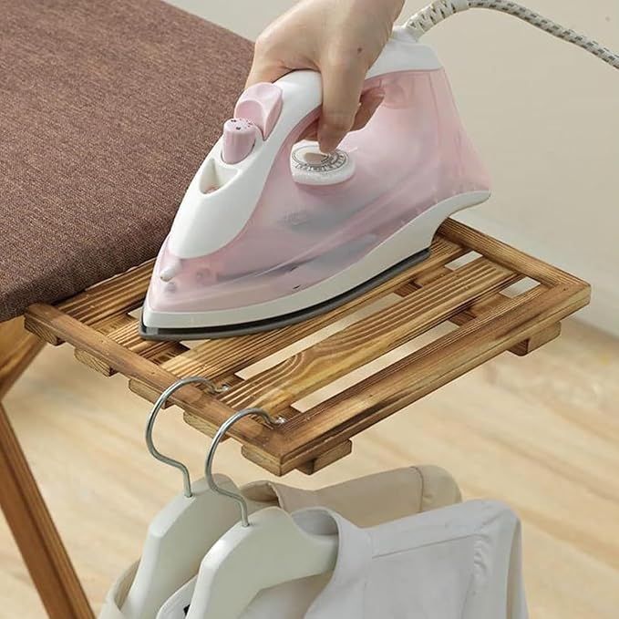 Ironing Board, Wooden Ironing Boards, Foldable Standard Size, Adjustable Height - Image 2
