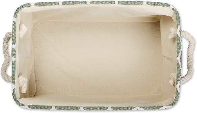 DII Polyester Container with Handles, Lattice Storage Bin - Image 3