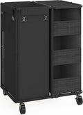 WOWLIVE Laundry Sorter with Wheels 100L Rolling Laundry Hamper with Hanging and by WOWLIVE