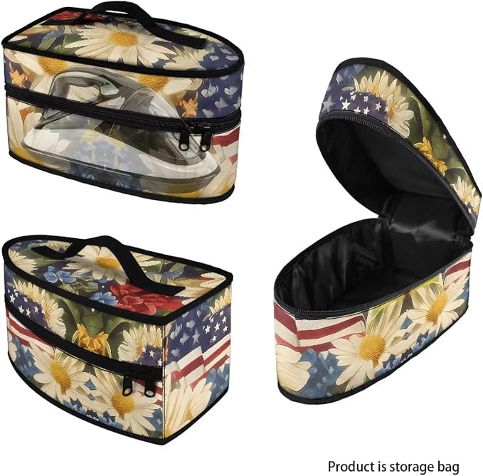 Tie-Dye Iron Storage Case, Lightweight America250 Steam Iron Case Bag - Image 7