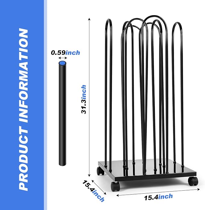 Dunzy Hanger Organizer Stacker, 4 in 1 Hanger Rack Movable Stand Hanger Holder - Image 2
