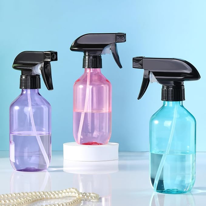 Empty Spray Bottles, 10 oz Refillable Water Spray Bottle Adjustable Nozzle - Image 6