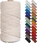 NOANTA Natural Macrame Cord 3mm x 109Yards, Cotton Cord by NOANTA