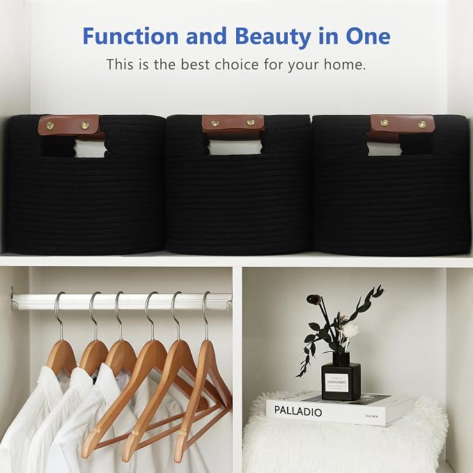 Cotton Rope Basket, Storage Baskets - Image 5