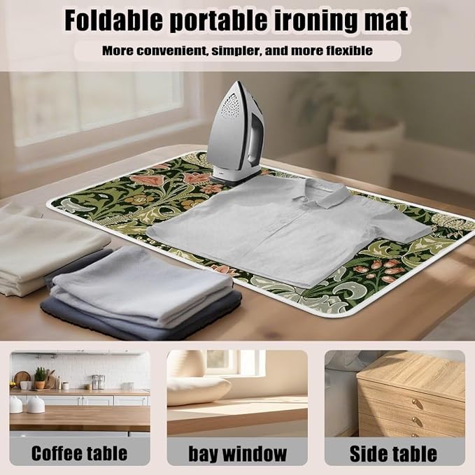 William Morris Pattern Ironing Mat Portable Ironing Pad - Image 4