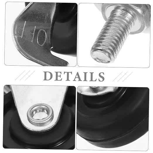 Luxshiny Heavy Duty Rubber Caster Wheel - Image 5