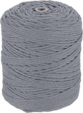 HARFINGTON Natural Macrame Cord 3mm x 328 Yards 4 Strand Twisted Cotton Macrame by HARFINGTON