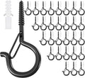 18 Pack Q-Hanger Light Hooks, Wall Cabinet Ceiling Hooks Screw Hooks by GIPTIME