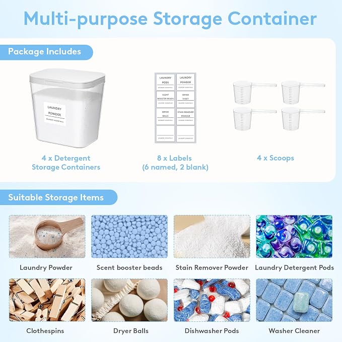 Lifewit Laundry Pods Container - Image 6