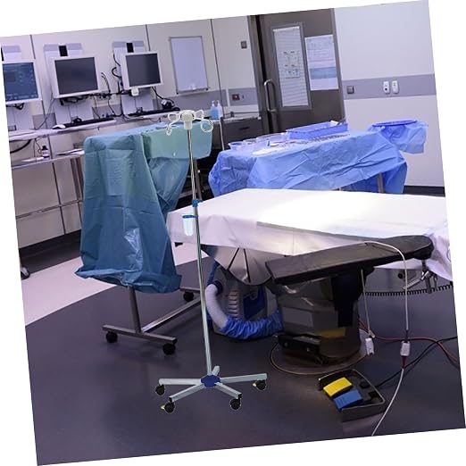 Baluue Stainless Steel Infusion Pole Hook Portable Accessory Hospital Clinic - Image 6