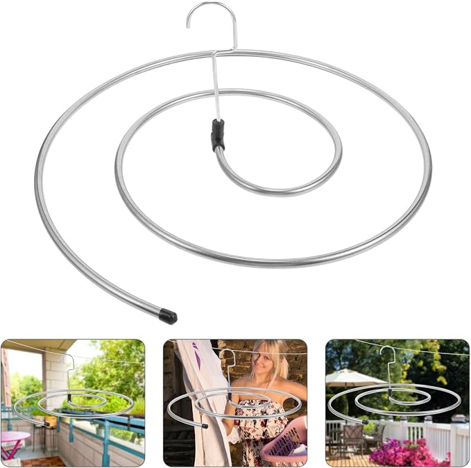 SUPVOX 2pcs Spiral Drying Hangers Set - Image 4