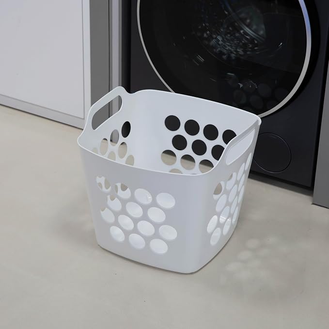 Flexible Plastic Laundry Basket - Image 8