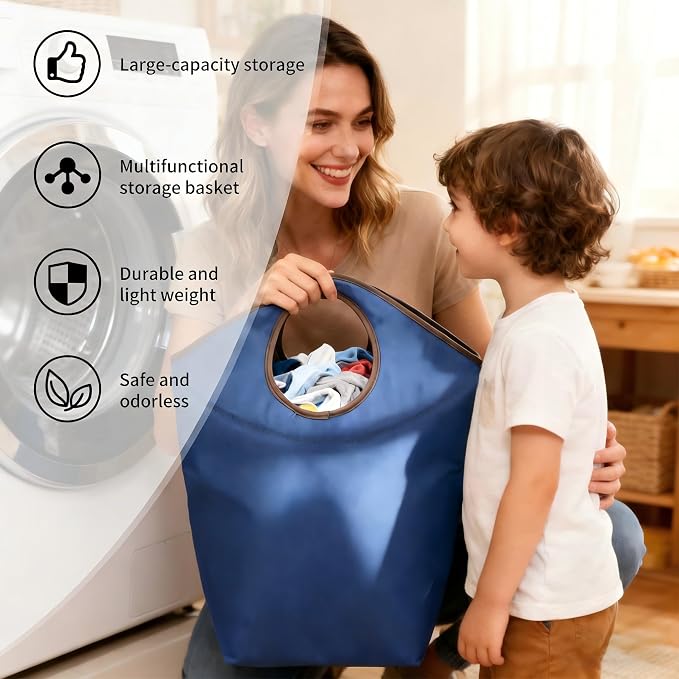 Foldable Storage Hamper Bag - Image 7