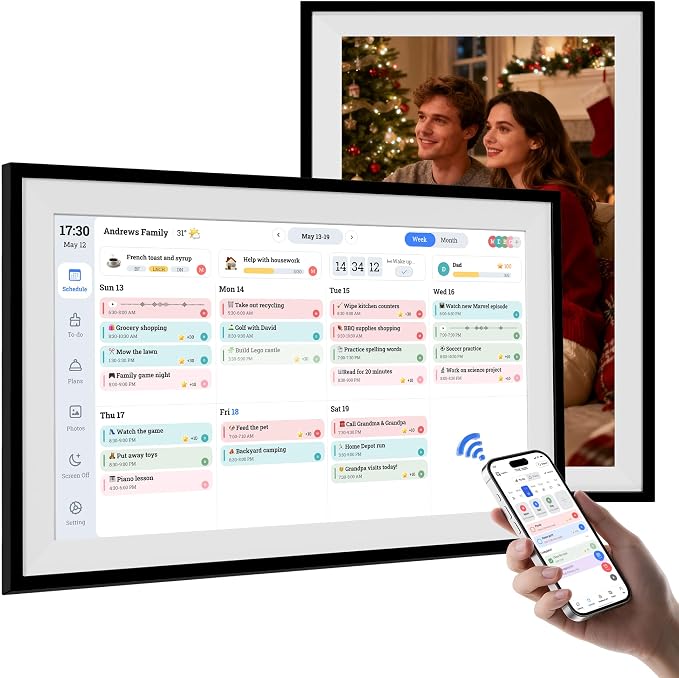 15.6 Inch Digital Calendar Chore Chart 1920 * 1080P Full HD Touchscreen by Unknown