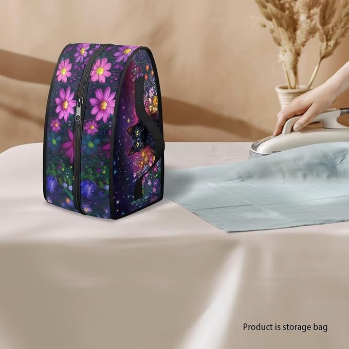 Black Cat Steam Iron Case for Women Portable Travel Steamer Carrier Bag - Image 3