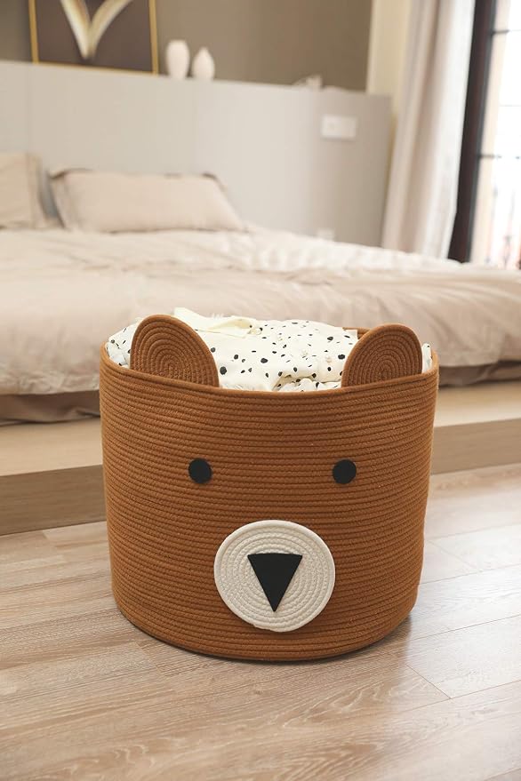 Large Cotton Rope Basket - Image 7