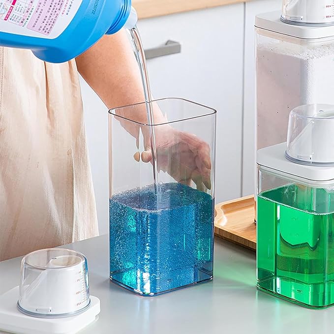 soap Dispenser Laundry Detergent Dispenser Soap Dispenser Plastic Bathroom Soap - Image 5