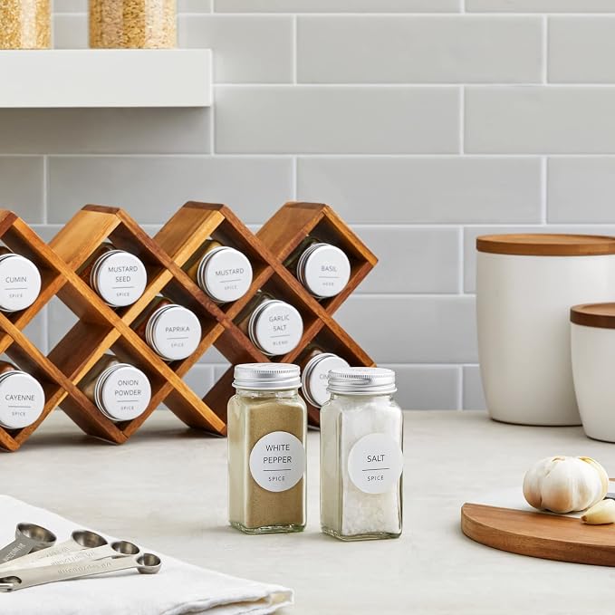 Talented Kitchen Round Spice Jar Labels - Image 2