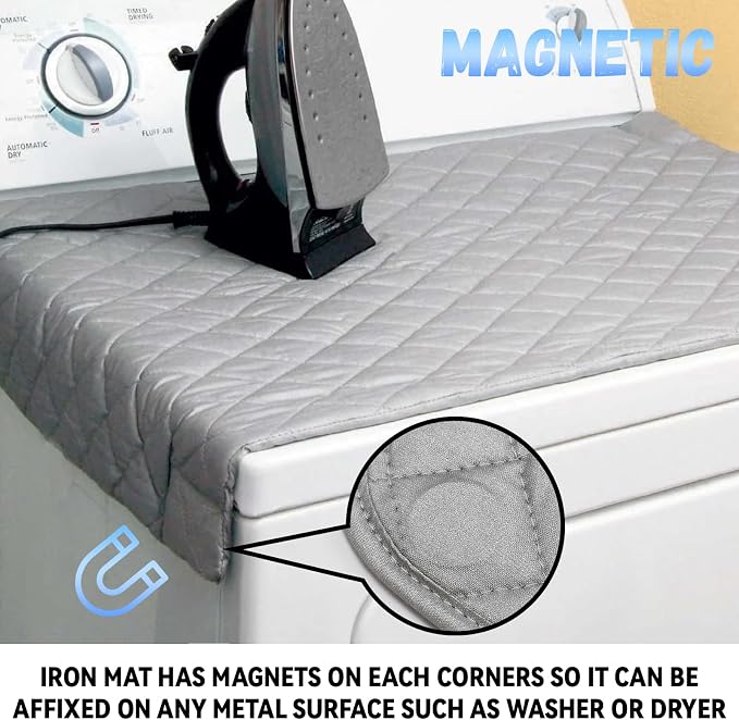 2Pcs Magnetic Ironing Mat Blanket Ironing Board Replacement Heat Resistant - Image 3