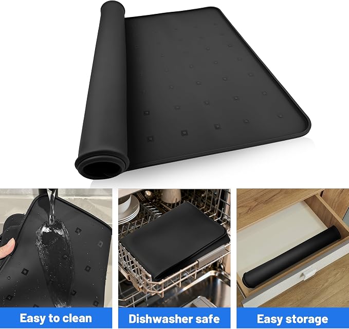 1 Pack 26" x 18" Washer and Dryer Topper, Silicone Washer Dryer Countertop - Image 5