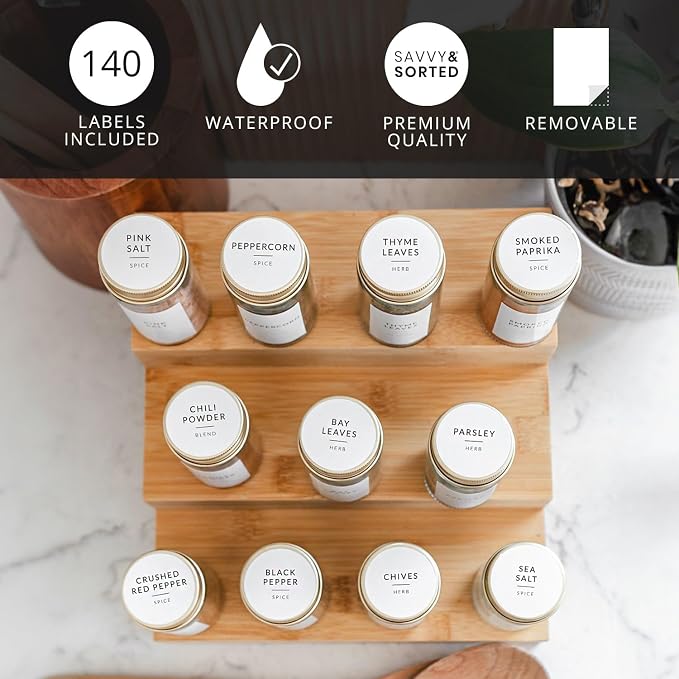 Round Spice Labels Stickers for Glass Jars - Image 4