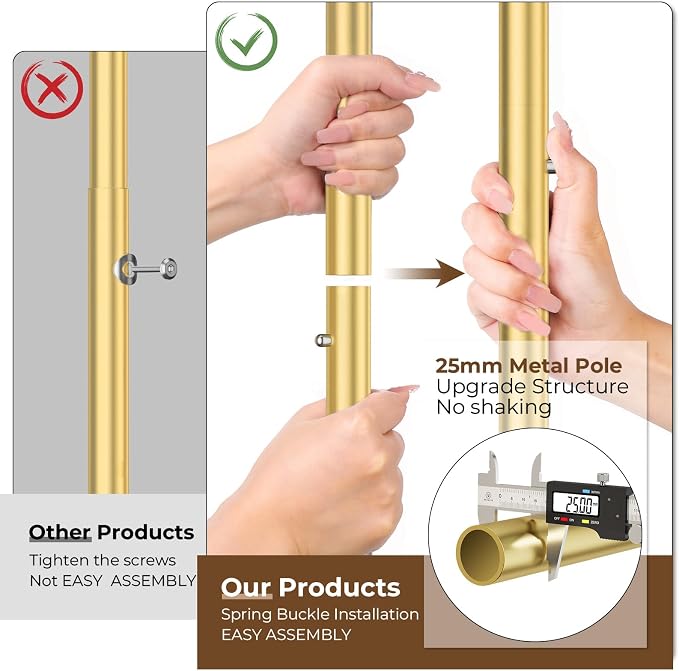 Heavy Duty Clothes Rack, Rolling Clothing Racks - Image 5