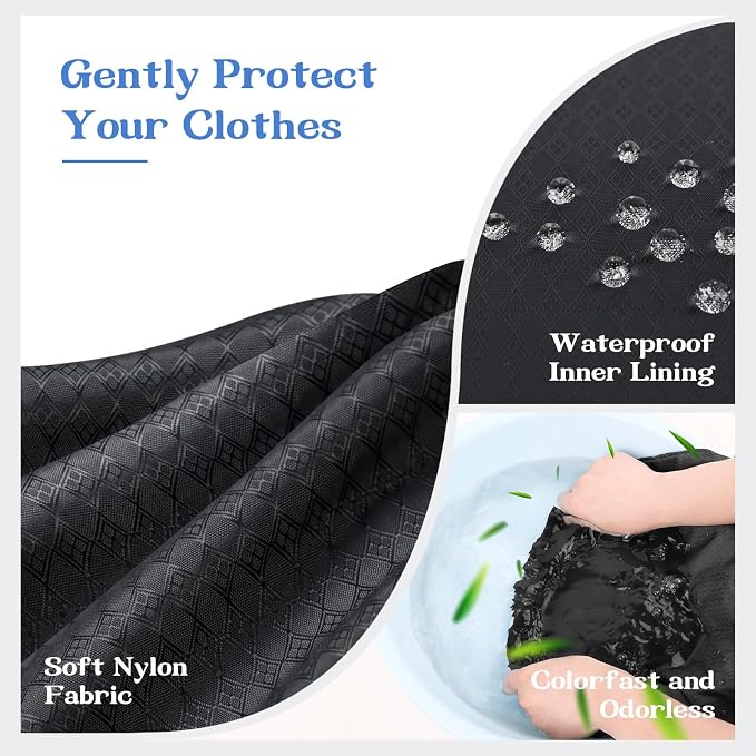 Heavy Duty Laundry Bag, Machine Washable Nylon, Splash-Resistant Dirty Clothes - Image 3